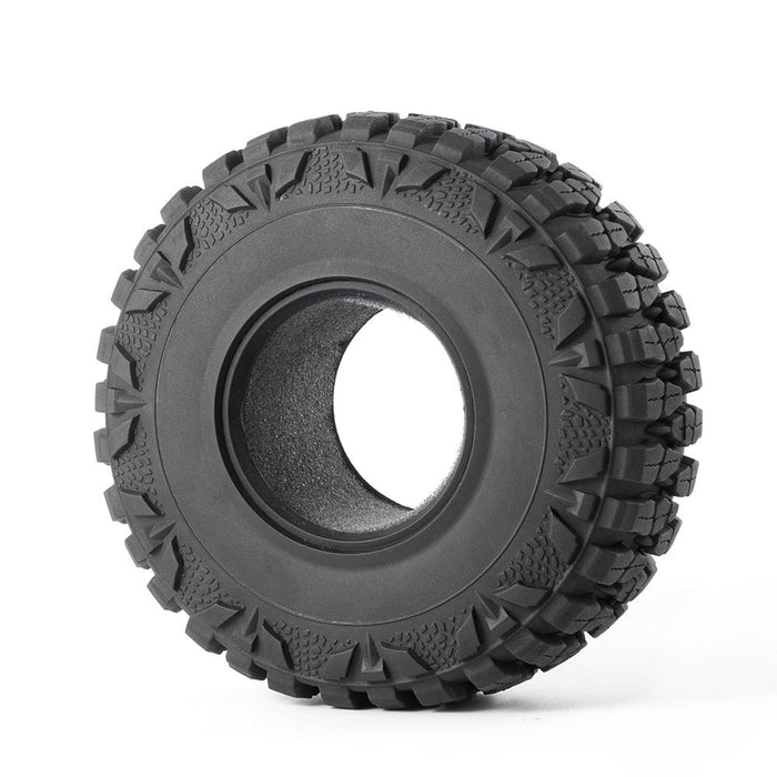 1.9" Beadlock Wheel Rims Tires for 1/10 Crawler (Aluminium+Rubber) Band en/of Velg Yeahrun 1Pcs Tires 