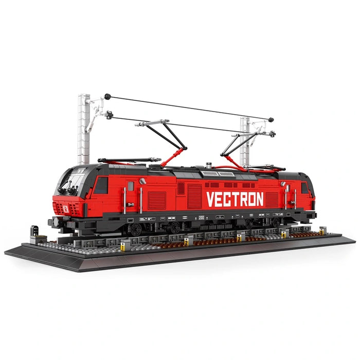 Reobrix 66019 Vectron Passenger Train Model Building Blocks (1757 Pieces)