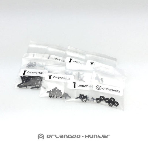 1 Set Full-body Screw for Orlandoo Hunter A01 1/35 (Metaal) - upgraderc