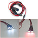 10~22mm LED Angel Eye Headlight for Traxxas, Axial 1/10 Onderdeel Yeahrun 10mm White Red 