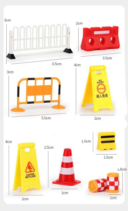 10-300PCS Race Track Road Sign and Barriers Onderdeel upgraderc 