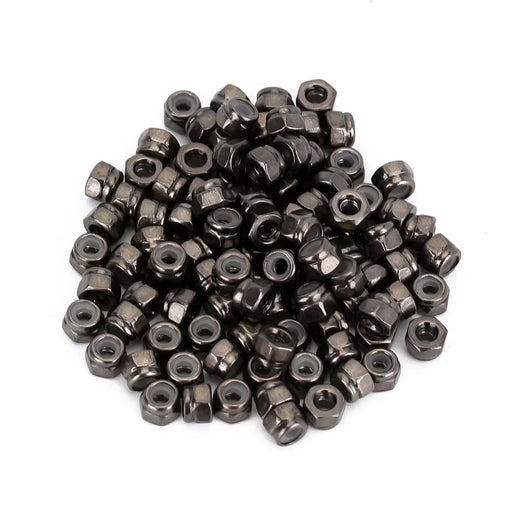 100PCS M2 Nuts for 1/16 1/18 1/24 Crawler (Metaal) Schroef Injora 100PCS Grey 