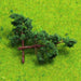 100PCS N Scale Model Green Trees 1/160 (Plastic) D3813 - upgraderc