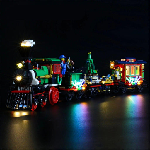 10254 Christmas Winter Holiday Train Building Blocks LED Light Kit - upgraderc