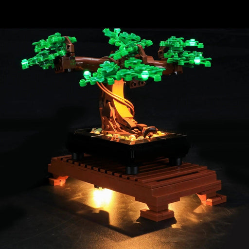 10281 Green Bonsai Tree Building Blocks LED Light Kit - upgraderc