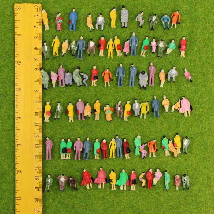 108PCS HO Scale Human Figures 1/87 (Plastic) P8702 - upgraderc