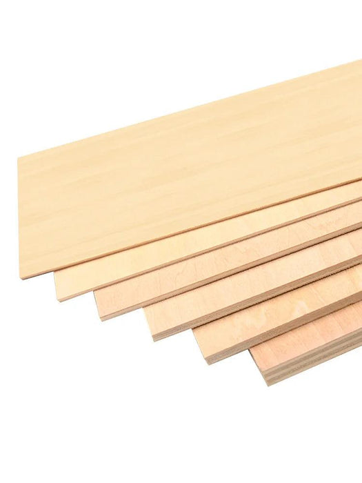 10PCS 1.5~10mm, 50x50mm, 50x100mm Plywood Wood Sheet (lindehout multiplex) - upgraderc
