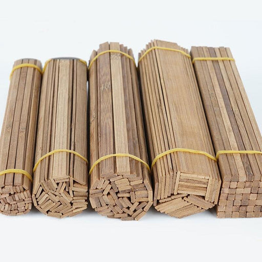 10PCS 2x10x200~5x5x300mm Bamboo Wood Materiaal upgraderc 2x10x200mm 