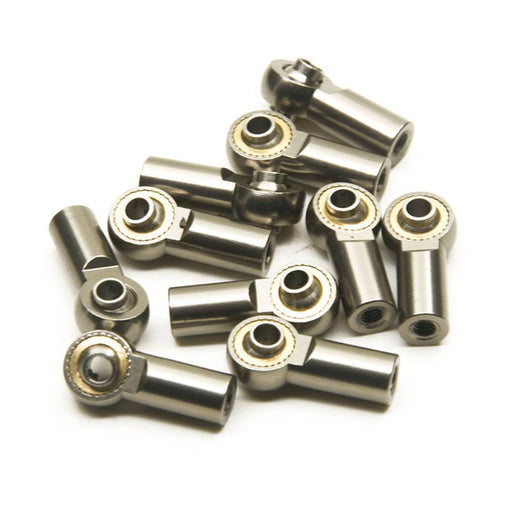 10PCS Link Rod Ball Joint for 1/10 Auto (Metaal) - upgraderc