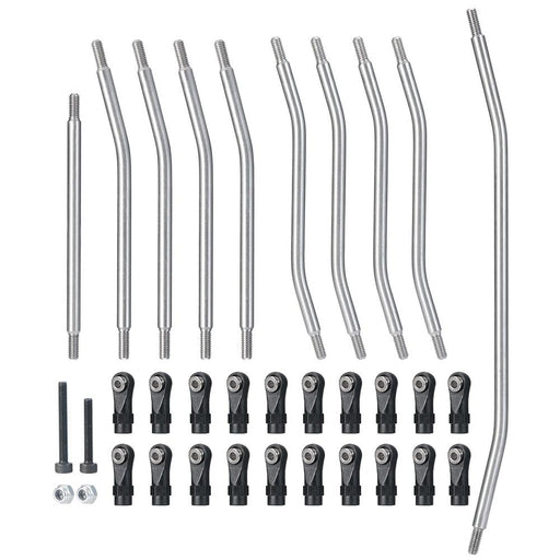 10PCS Linkage Set w/ Ball Ends for Axial Wraith 90018 1/10 (RVS) - upgraderc