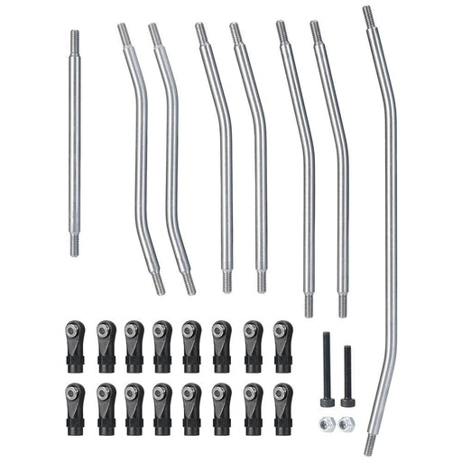 10PCS Linkage Set w/ Ball Ends for Axial Wraith 90048 (RVS) - upgraderc