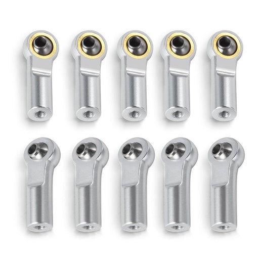 10PCS M3 Clockwise Ball Head Joints for Traxxas, Axial 1/10 (Aluminium) Onderdeel Yeahrun Sliver 10pcs 