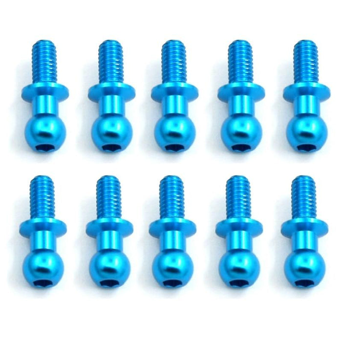 10PCS M3 Hex Ball Head Screws for 1/10 Auto (Metaal) Schroef upgraderc Blue 