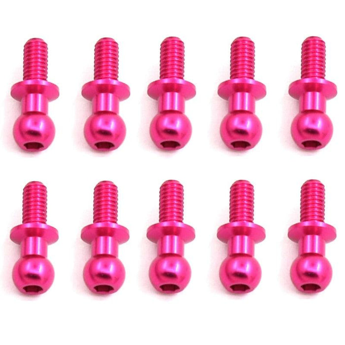 10PCS M3 Hex Ball Head Screws for 1/10 Auto (Metaal) Schroef upgraderc Pink 
