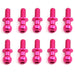 10PCS M3 Hex Ball Head Screws for 1/10 Auto (Metaal) Schroef upgraderc Pink 