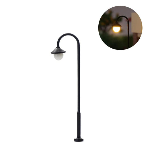 10PCS Model Railway N Scale Street Light Lamps LYM13 1/160 (Metaal) - upgraderc