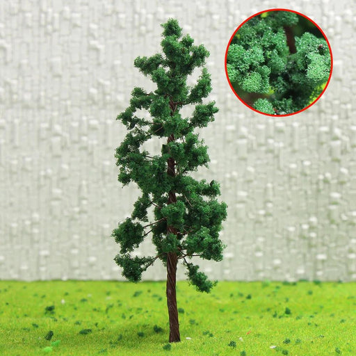 10PCS O Scale Model Green Trees 1/50 (Plastic) D11040 - upgraderc