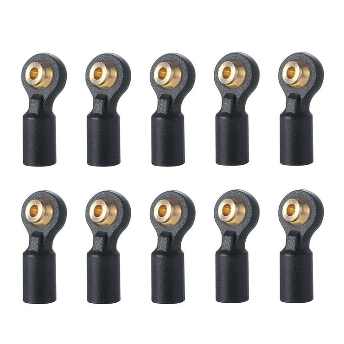 10PCS Plastic Link Rod Ball Head Ends for Axial SCX24 1/24 (Plastic+Staal) Onderdeel Yeahrun Type A 