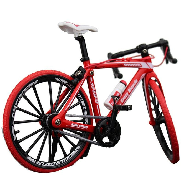 1/10 17.5x10.5cm Mini Road Bike Model (Metaal+Plastic) - upgraderc