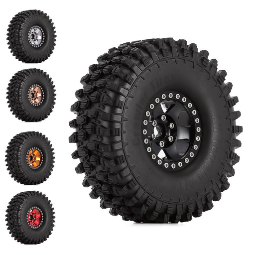 1/10 beadlock Crawler Wheels (Metaal) 1.9" - upgraderc
