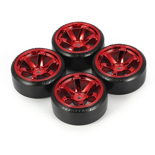 1/10 Drift 6 spoke wheels (Plastic) - upgraderc