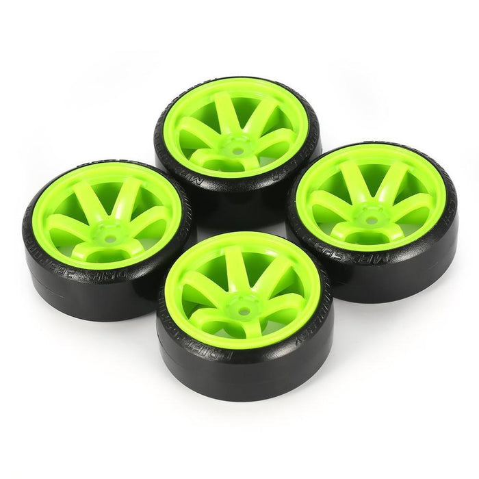 1/10 Drift 6 spoke wheels (Plastic) - upgraderc