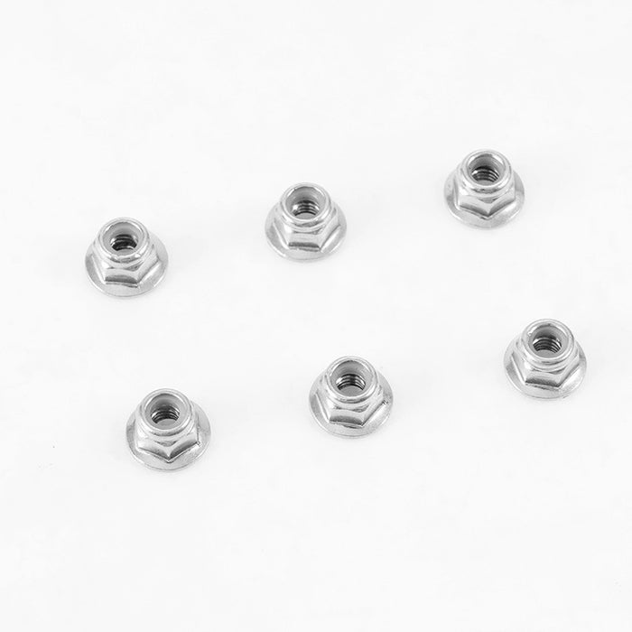 Nylon Flange Lock Nuts M4 Set for FMS Ford F100 1/10