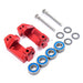 1/10 Front Caster blocks/Rear Axle carriers with bearings for 2WD Slash, Stampede, Rustler - upgraderc