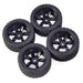 1/10 Rally 6 spoke wheels (Plastic) - upgraderc