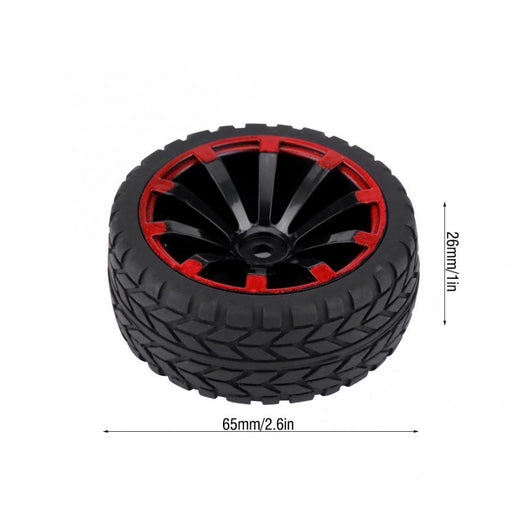 1/10 Rally multi spoke wheels (Plastic) - upgraderc