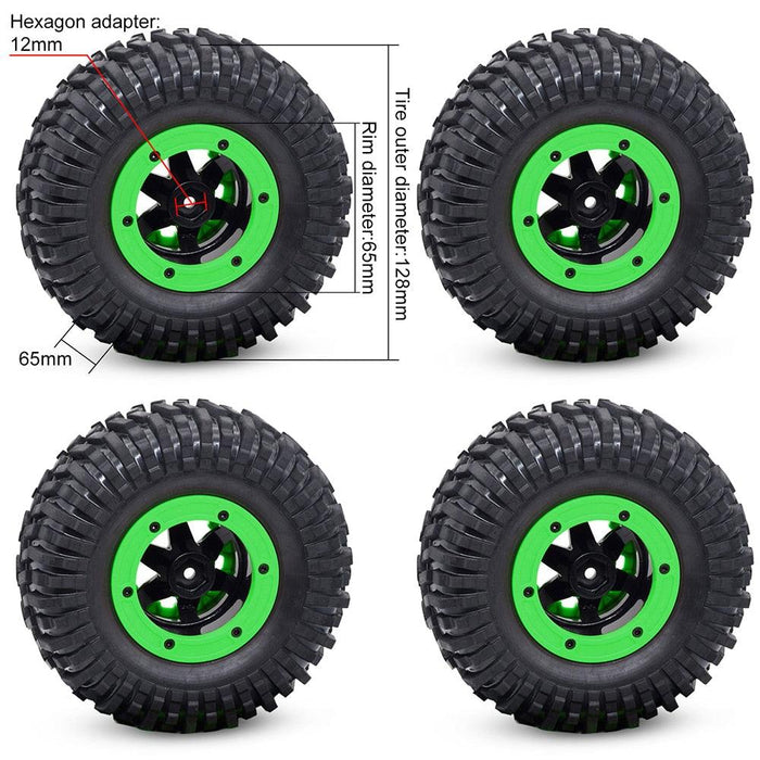 1/10 Short Course beadlock heavy duty wheels (Plastic) - upgraderc