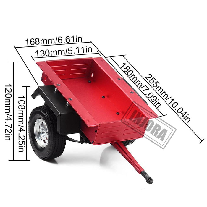 1/10 Small bucket trailer (Metaal) - upgraderc