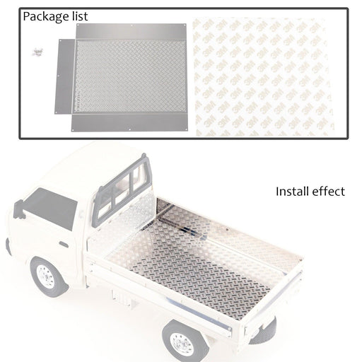 1/10 WPL D12 Anti-skid Plate Sheet Set (Metaal) - upgraderc