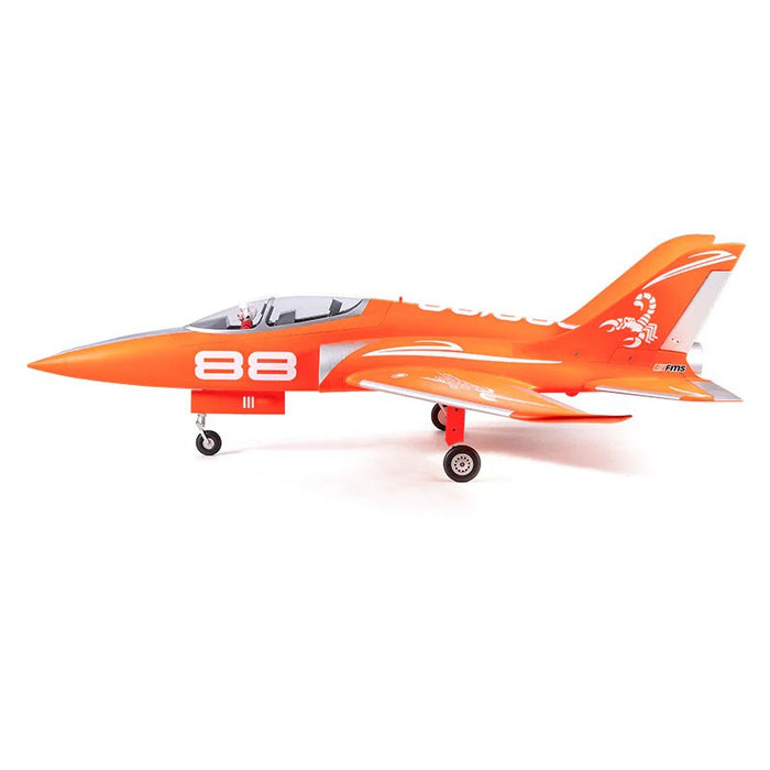 FMS 90mm 6S Super Scorpion V2 EDF Jet BNF (Orange)