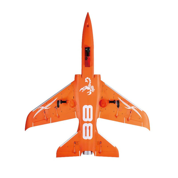 FMS 90mm 6S Super Scorpion V2 EDF Jet BNF (Orange)