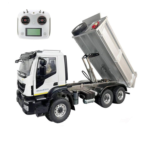 1/14 6x4/6x6 Hydraulic Dump Truck w/ Diff Lock Axle Lighting Sound System RTR - upgraderc