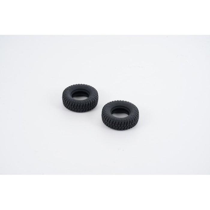2PCS Tires for FMS FCX18S GMC Sierra 1/18