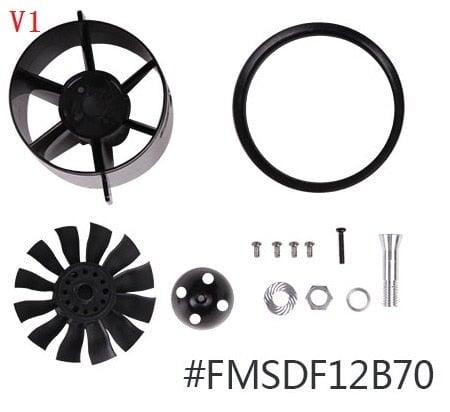 12 Blade Propeller Kit for for FMS Yak130 70mm FMSEDF70-12 Onderdeel FMS V1 