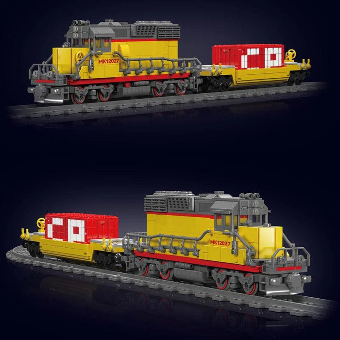 12027 EMD SD40-2 Diesel Locomotive Train Building Blocks (1170 Stukken) - upgraderc