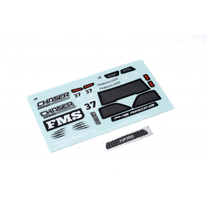 Decal Sheet for FMS FSC24 Chaser 1/24 (Black)