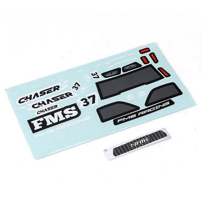 Decal Sheet for FMS FSC24 Chaser 1/24 (White)