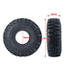 1/2/4PCS 2.2" 137x49mm 1/10 Crawler Tires (Rubber) - upgraderc