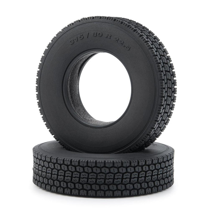 1/2/4PCS 22/25mm Tires for 1/14 Truck (83.5mm Rubber) Band en/of Velg Yeahrun 2Pcs 