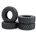 1/2/4PCS 30mm Tires for 1/14 Truck (84.5mm Rubber) Band en/of Velg Yeahrun 