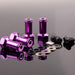 12mm (29mm) Extended Hex Adapter for WLtoys 1/18 (Aluminium) Hex Adapter New Enron PURPLE 