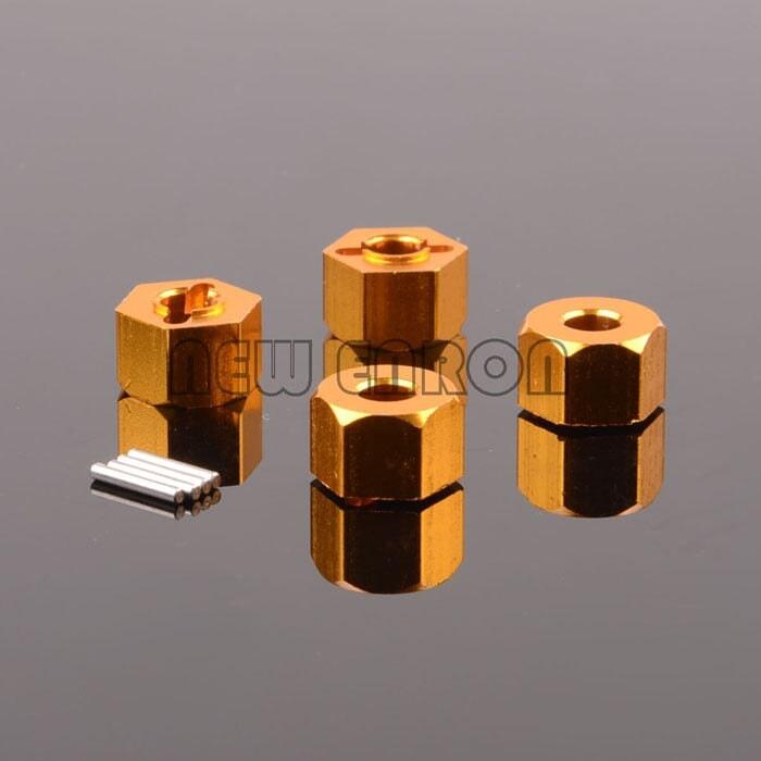 12mm Extended (9mm) Wheel Hex Adapter for HPI WR8 1/10 (Aluminium) Hex Adapter New Enron Gold 