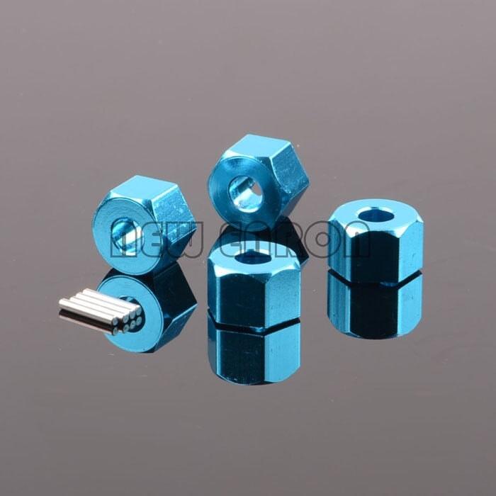 12mm Extended (9mm) Wheel Hex Adapter for HPI WR8 1/10 (Aluminium) Hex Adapter New Enron Blue 