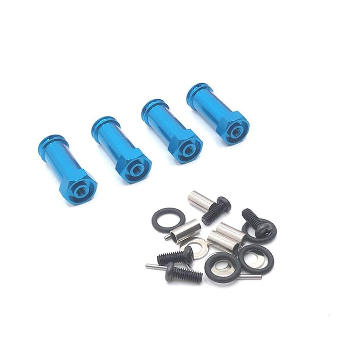 12mm Extension Coupler for WLtoys 1/12 (Metaal) Hex Adapter upgraderc Blue 