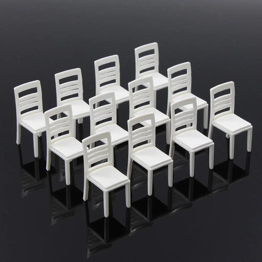 12PCS G Scale Chairs 1/25 ZY15025 - upgraderc