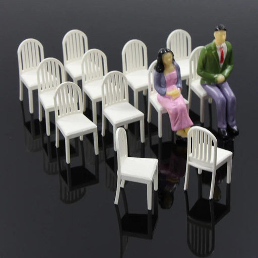 12PCS G Scale Chairs 1/25 ZY18025 - upgraderc